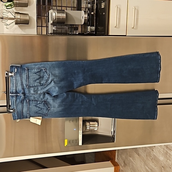 💕MOTHER💕 The Down Low Weekender Heel Jeans ~ High Tide 31 NWT - Picture 11 of 16